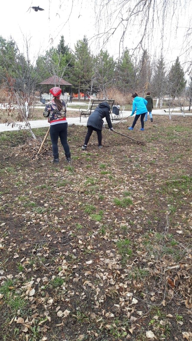 Уборка прилегающих территорий продолжается