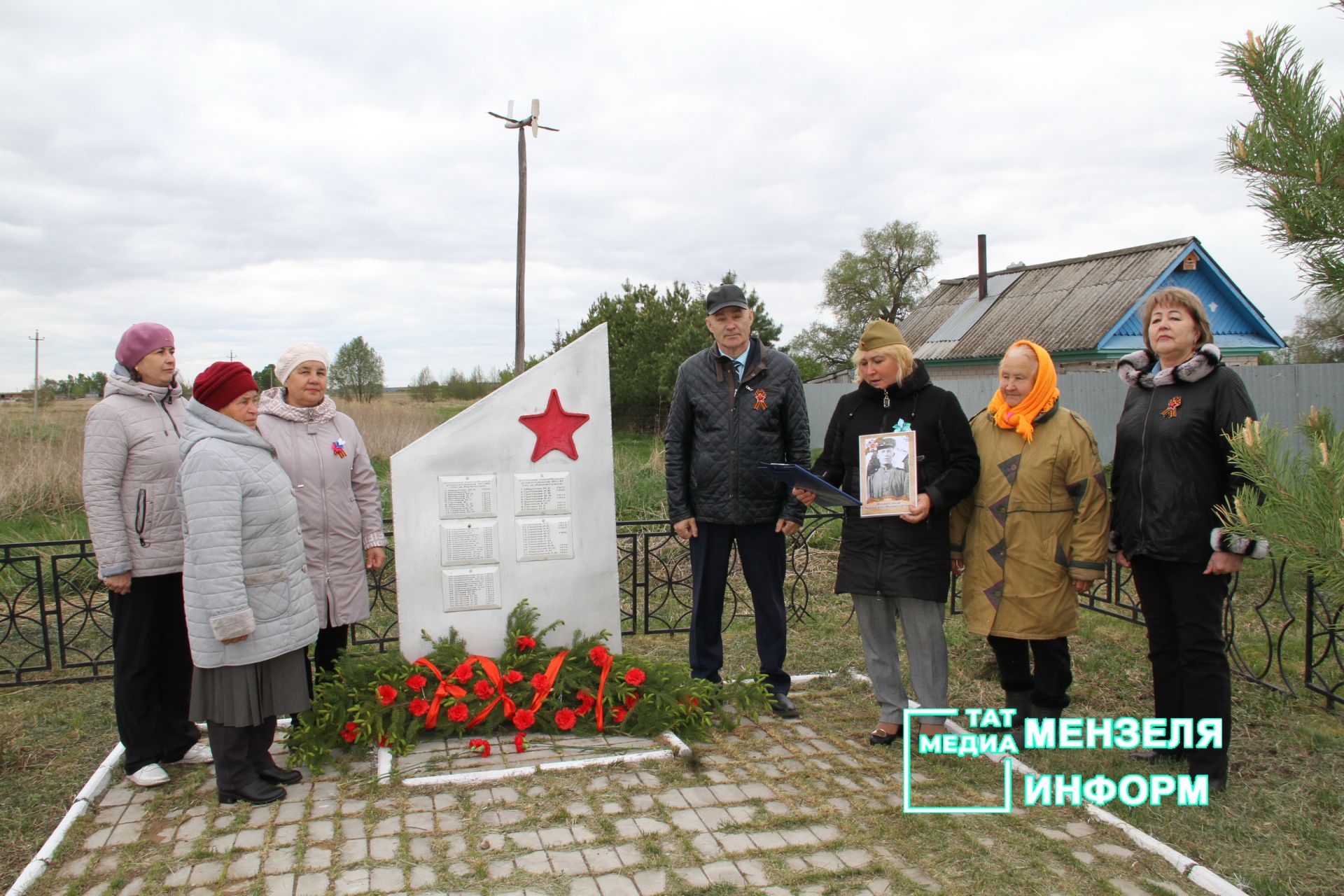 В селе Куяново поздравили жителей с Великой Победой