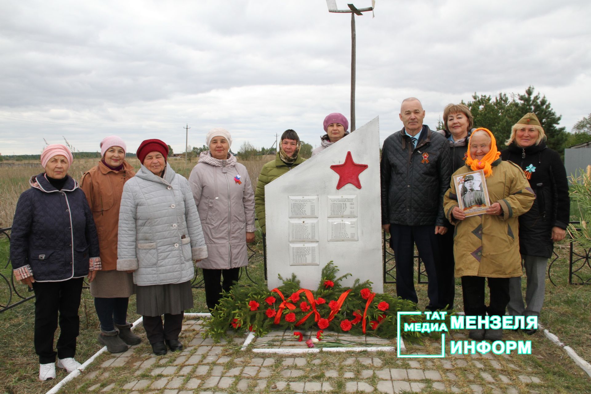 В селе Куяново поздравили жителей с Великой Победой