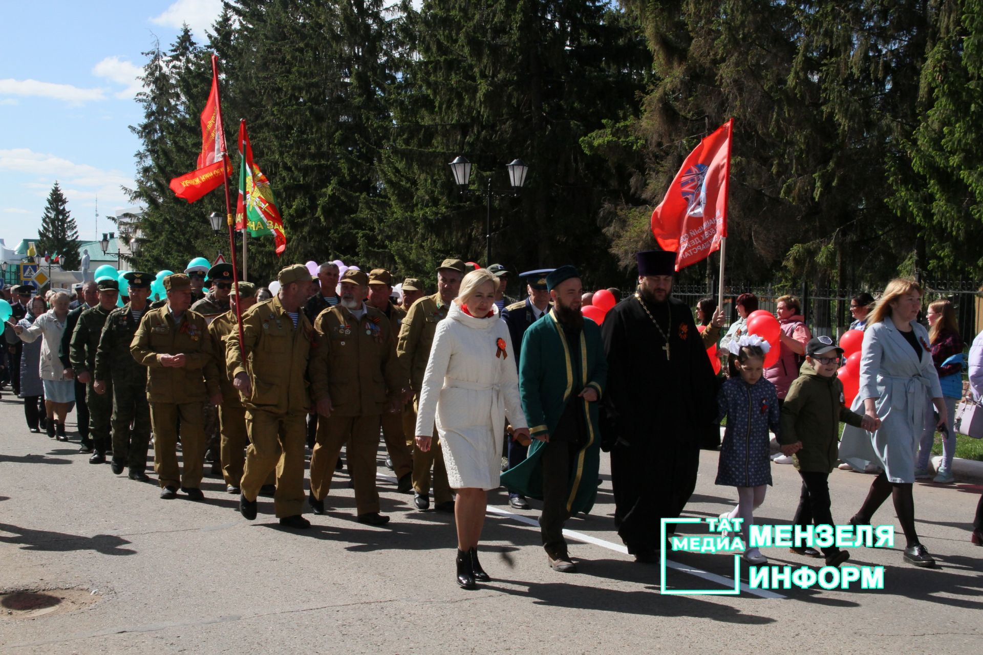 День Победы в Мензелинске