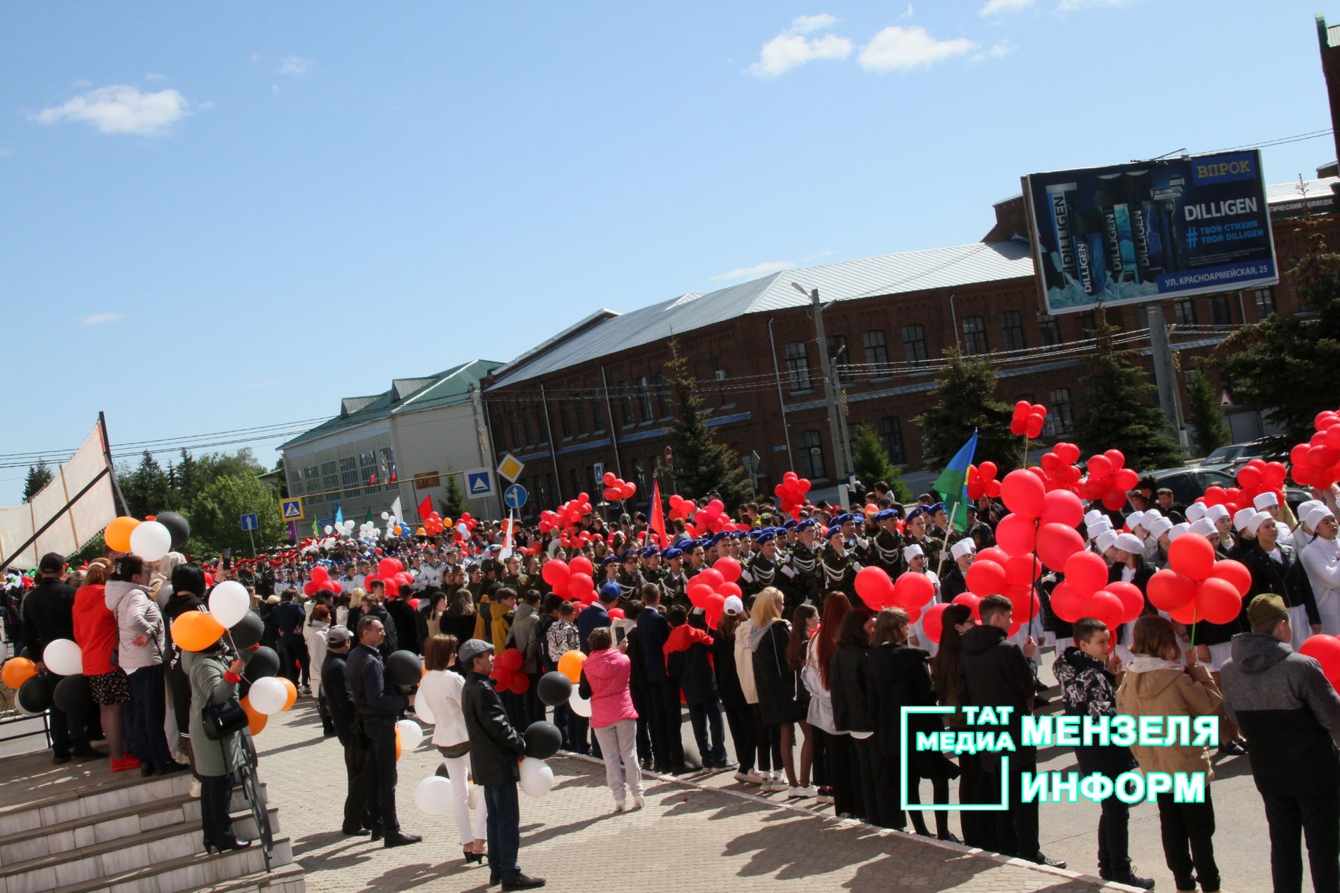 День Победы в Мензелинске