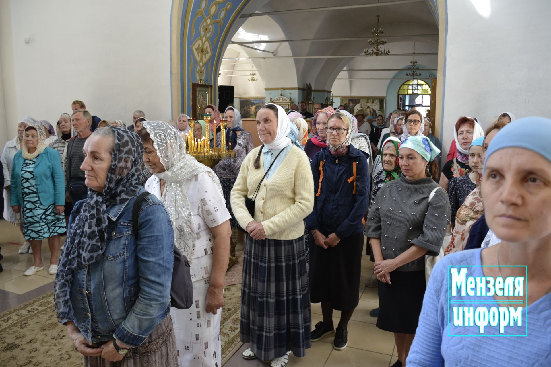 В день памяти преподобномученицы Маргариты в Мензелинске прошли праздничное богослужение и крестный ход