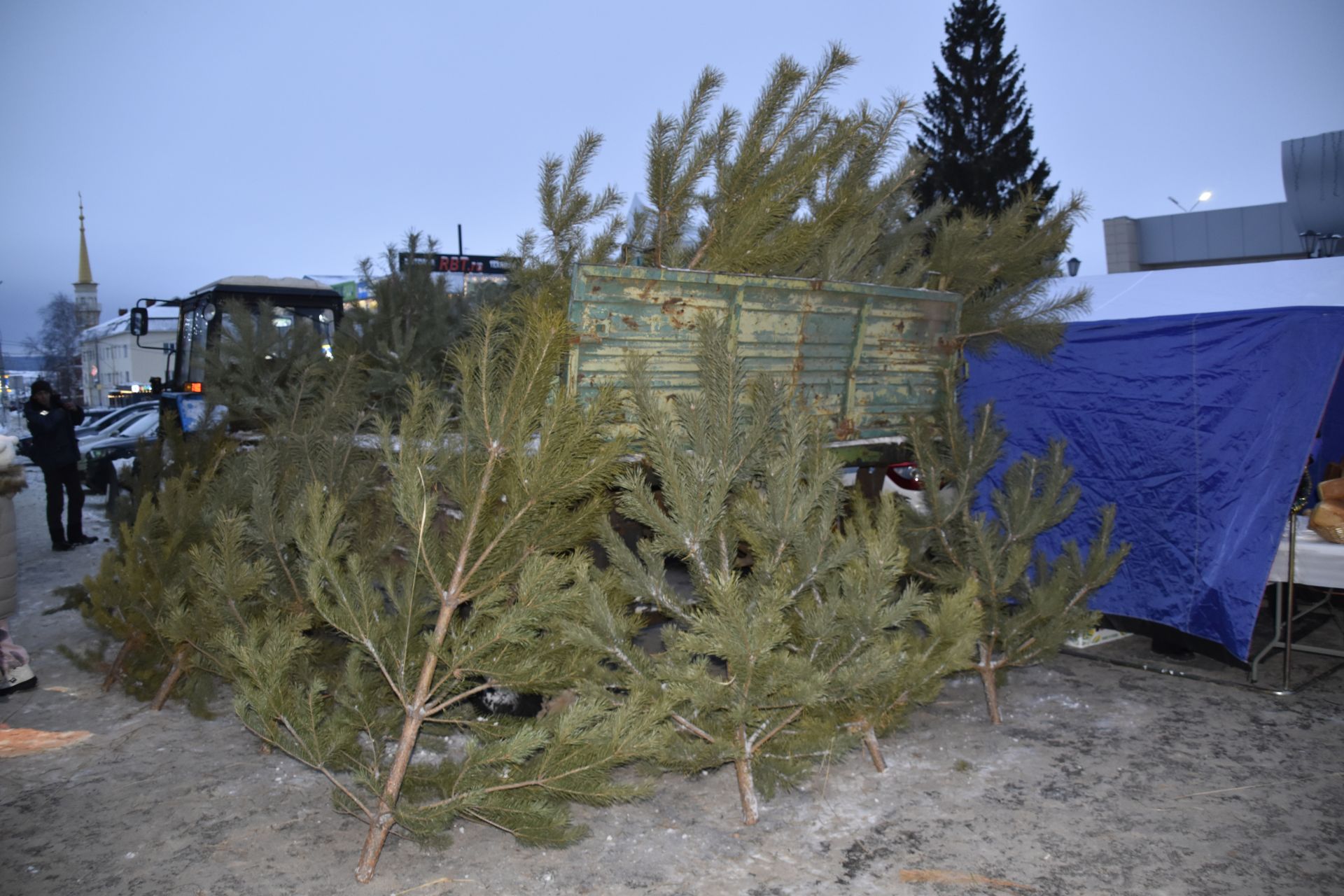 Мгновения предновогодней ярмарки в Мензелинске