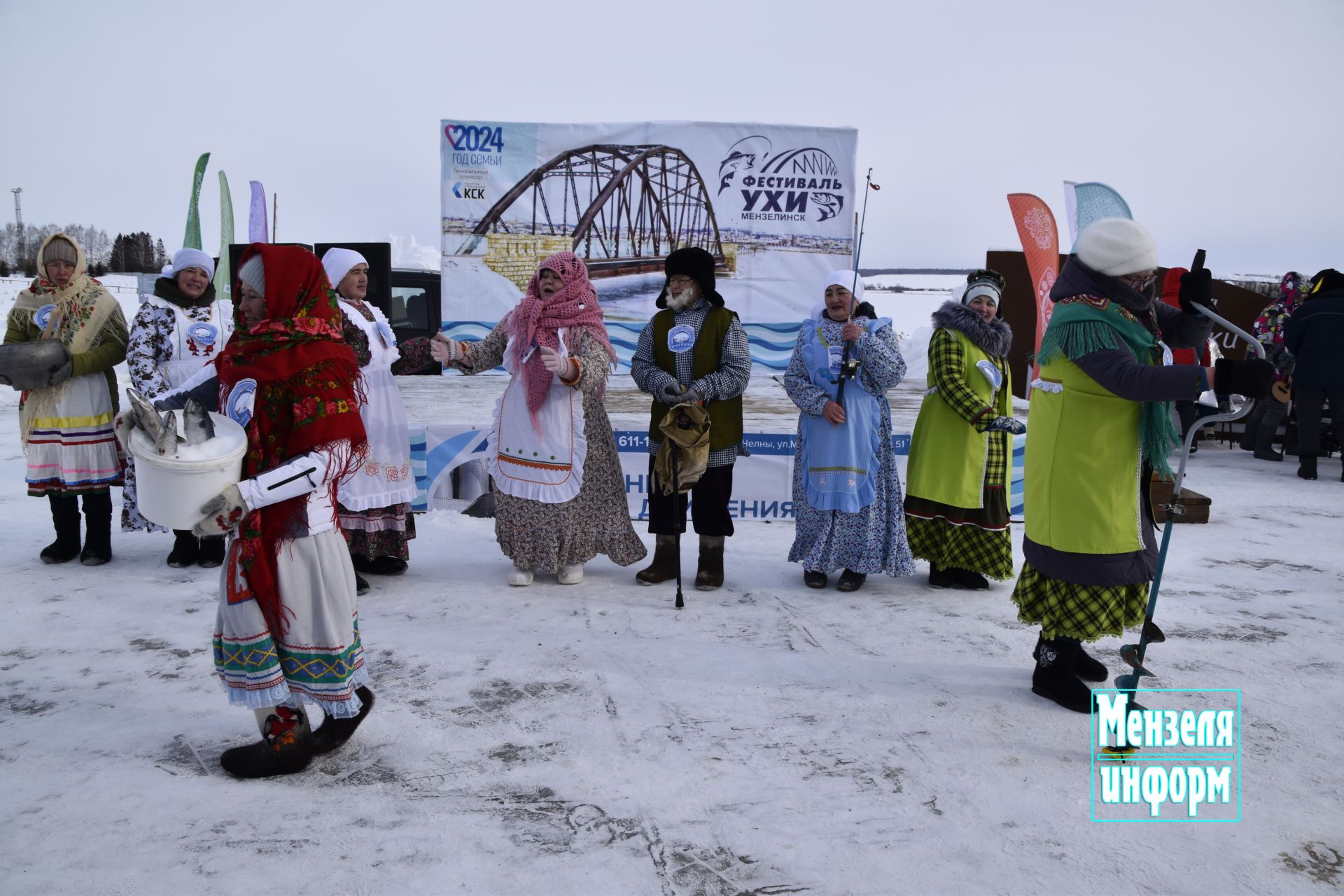 Выступления на Фестивале ухи в Мензелинске