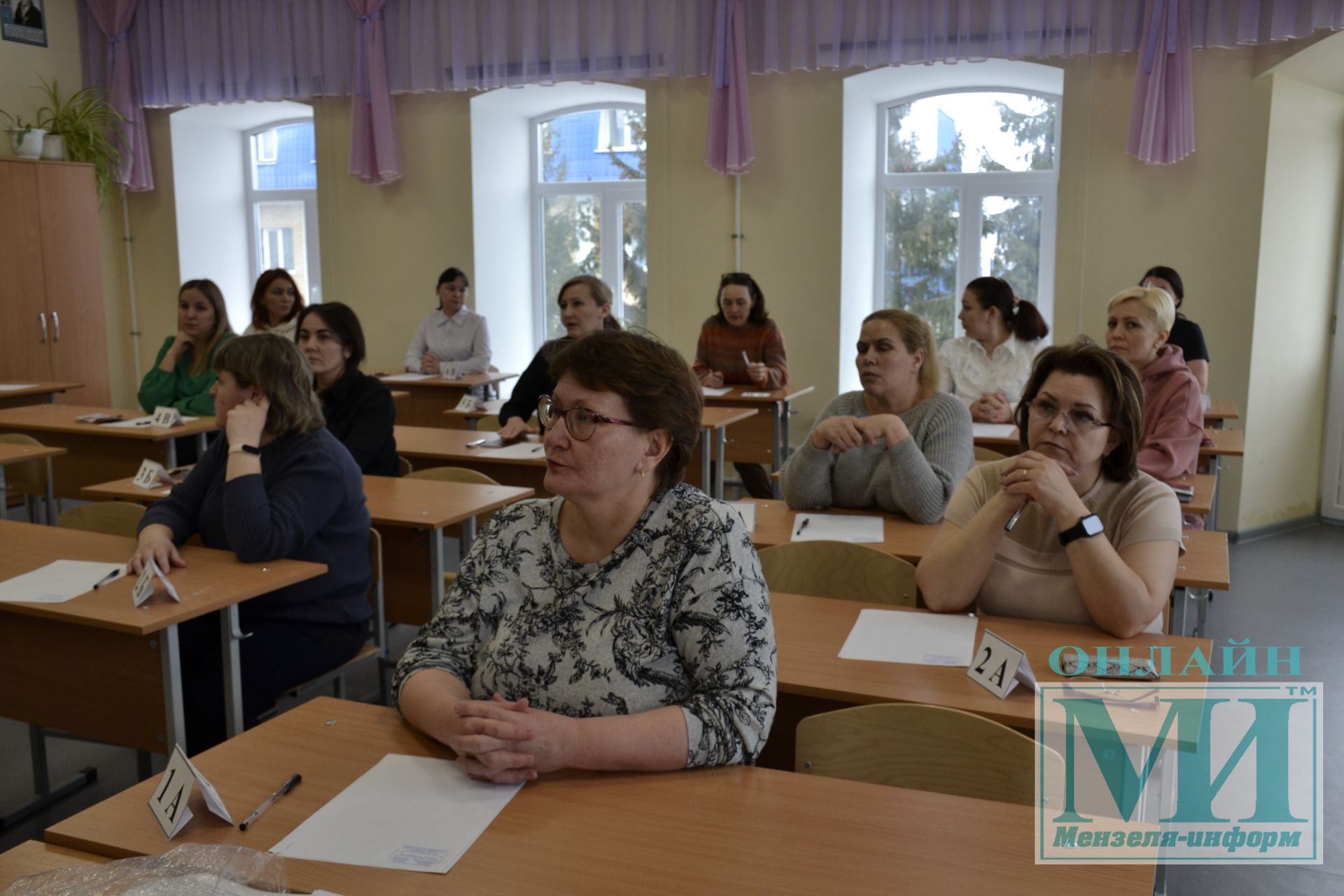 В СОШ № 1 Мензелинска прошла Акция «Сдаем вместе! День сдачи ЕГЭ родителями»