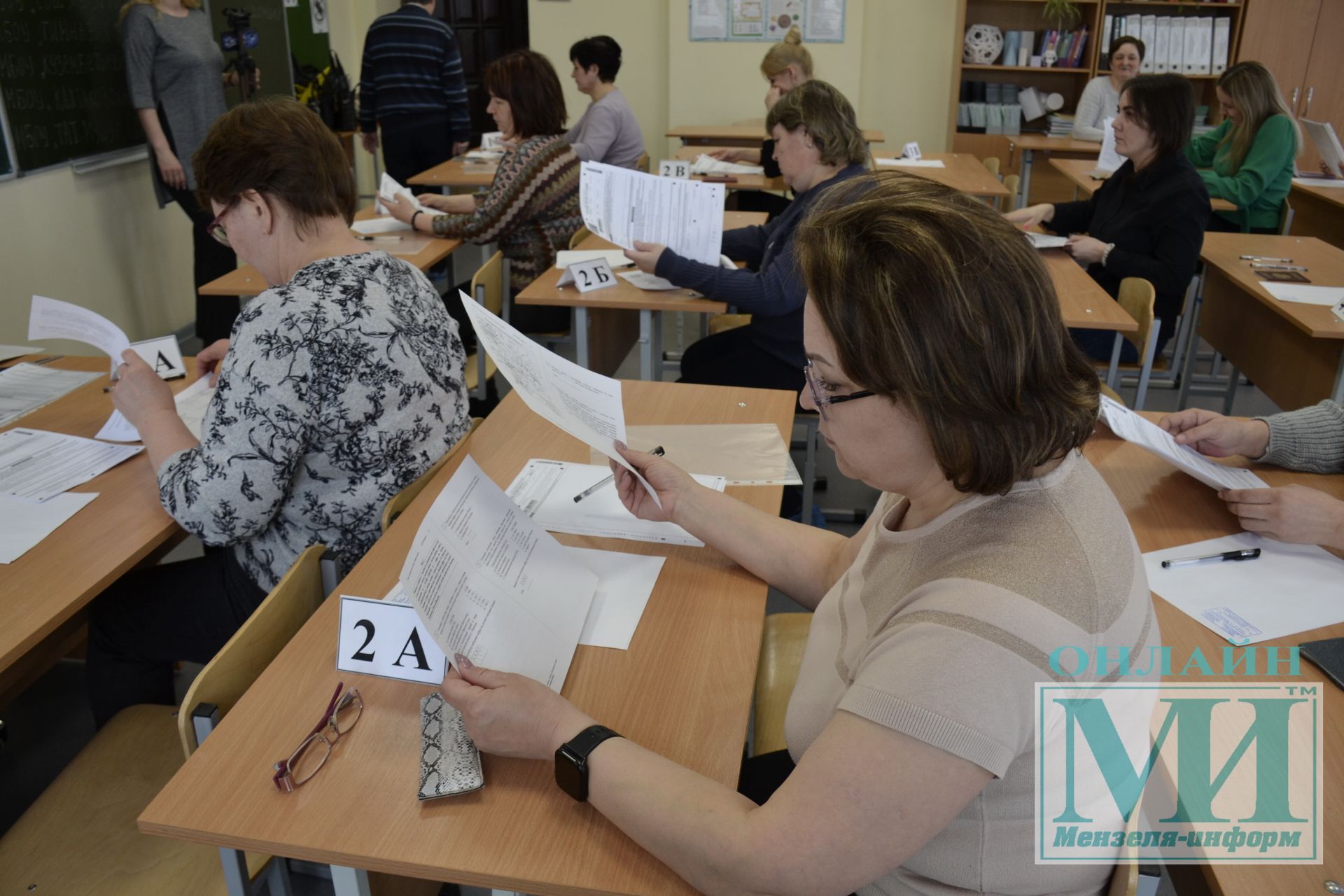 В СОШ № 1 Мензелинска прошла Акция «Сдаем вместе! День сдачи ЕГЭ родителями»