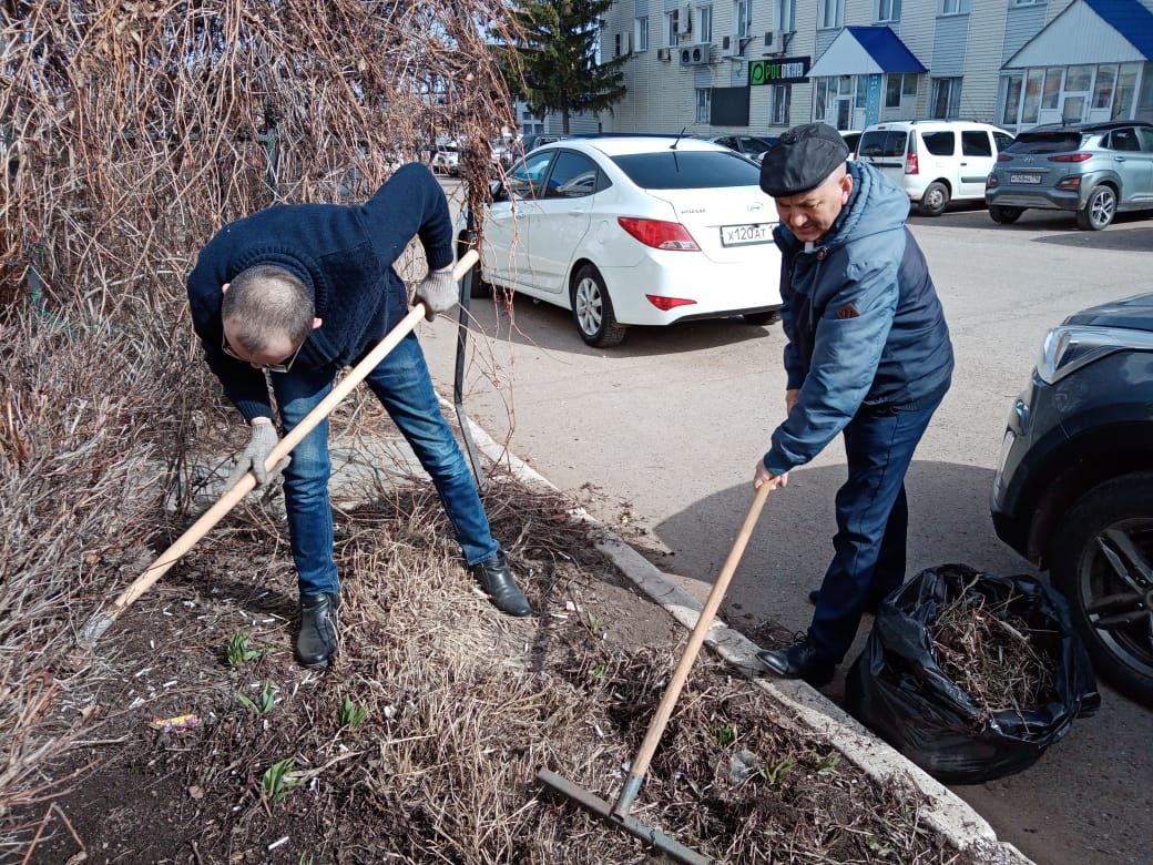 Общими усилиями мензелинцы навели чистоту