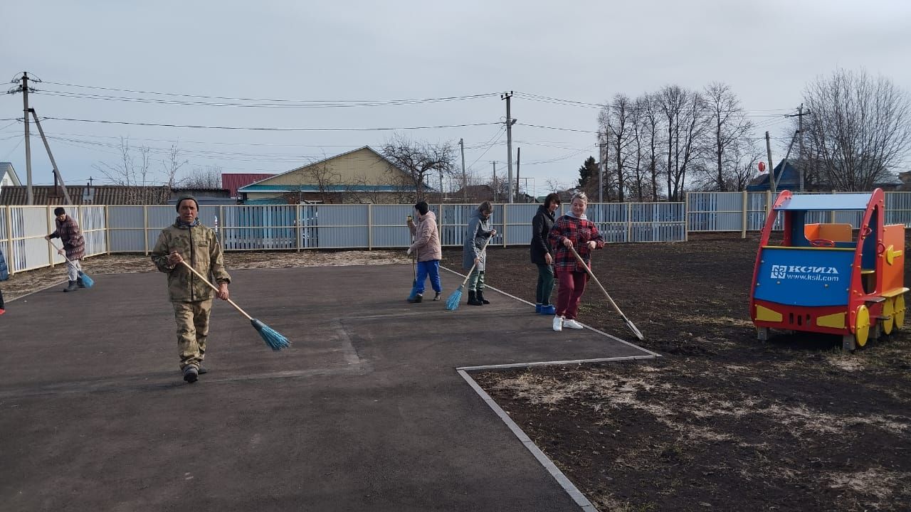 Общими усилиями мензелинцы навели чистоту