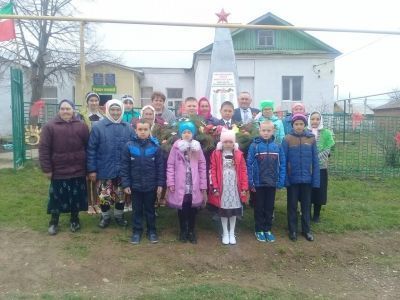 Митинг в честь Дня Победы в Гулюково