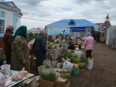 Мензелинцы, торгующие своими излишками на рынке, ждут крышу над головой