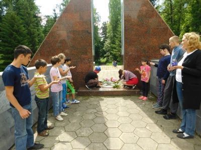 Ребята приняли участие в акции «Свеча памяти»