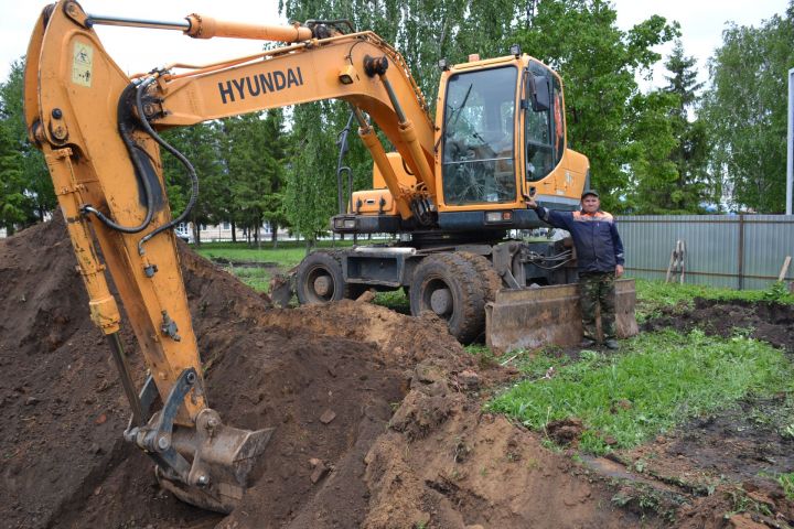 В Мензелинске делают "Поющий фонтан"