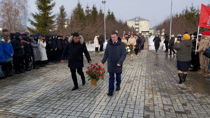 В парке Победы прошло мероприятие, посвящённое Дню Защитников Отечества