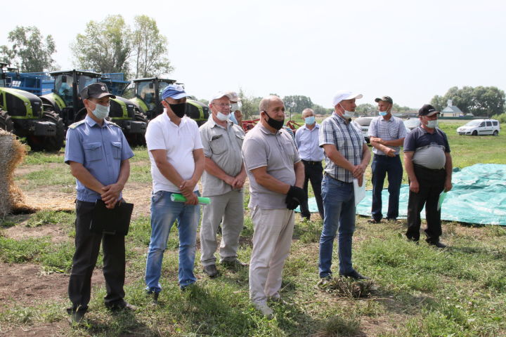 Готовность комбайнов Мензелинского района на должном уровне