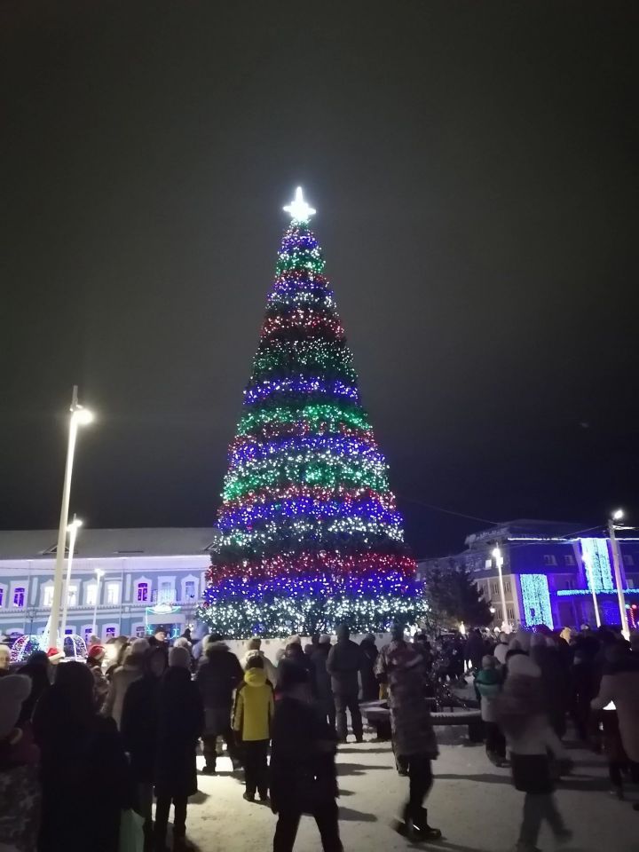 В Мензелинске на открытии молодежной елки наградили передовиков учебы