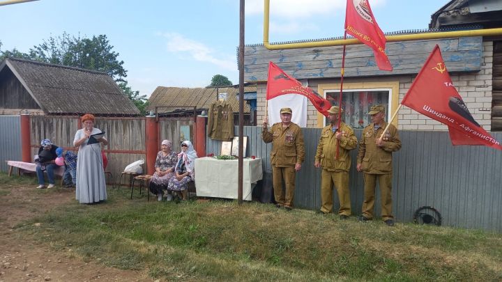 В селе Тулубаево увековечили память о ветеране Афганской войны Ульфате Галиуллине