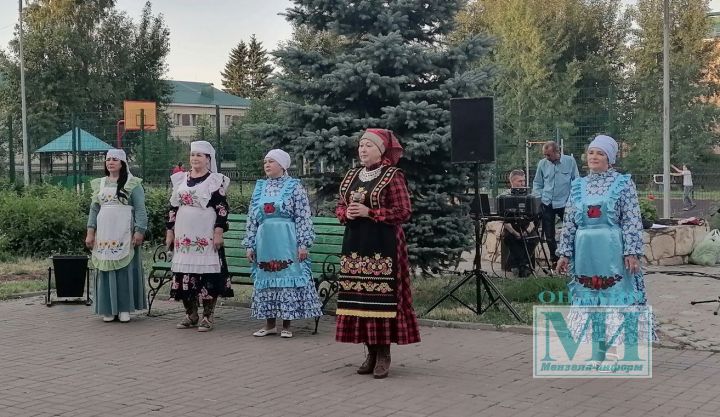 Под исполнение сельских самодеятельных артистов мензелинцы пели и танцевали