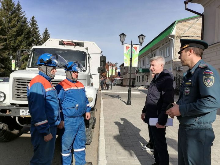 В Мензелинском районе состоялась штабная тренировка по гражданской обороне