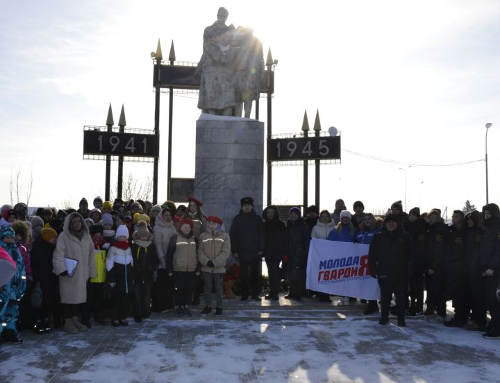 В Мензелинске состоялся митинг в преддверии Дня защитника Отечества