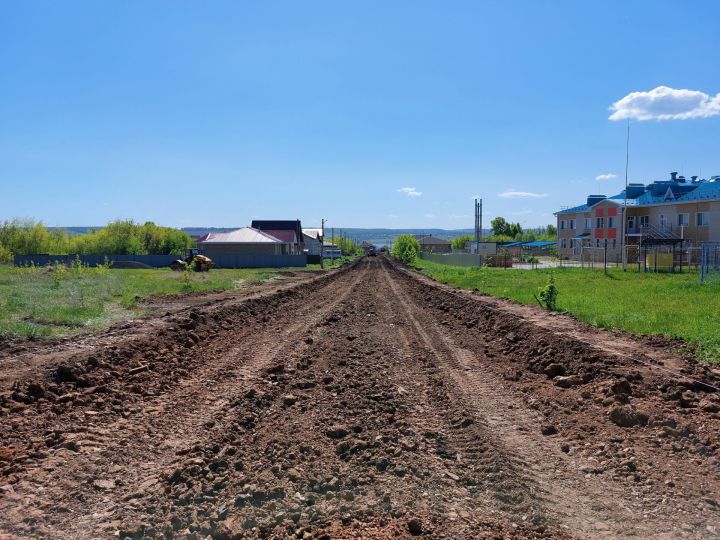 В Мензелинске полным ходом идут дорожные работы