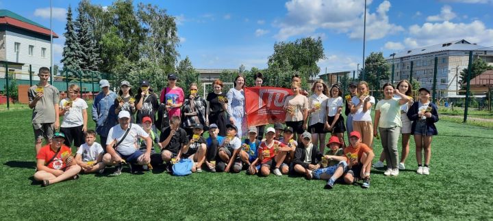 В пришкольном лагере труда и отдыха СОШ № 1 г.Мензелинск был проведен «Летний фестиваль ГТО»