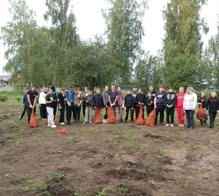 В Коноваловской школе Мензелинского района сегодня прошел День благотворительности